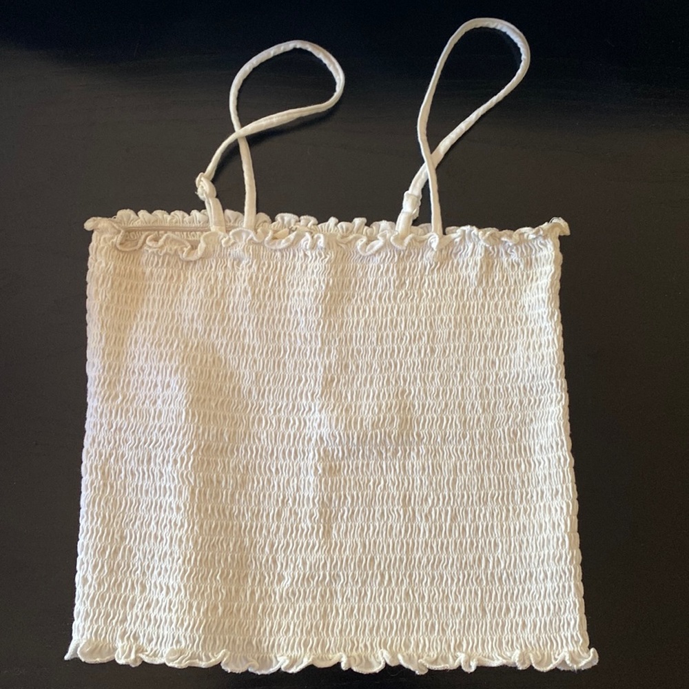 Brandy Melville White Tube Top with Straps